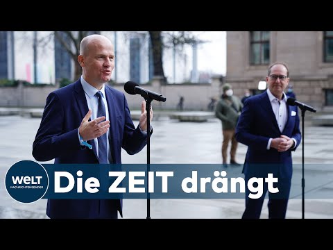 LASCHET ODER SÖDER: CDU-CSU-Fraktion drängt zur raschen Klärung der Kandidatenfrage | WELT Thema