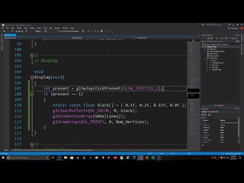 OpenGL   Input   GLFW and Joysticks   Querying Joysticks   Part 1