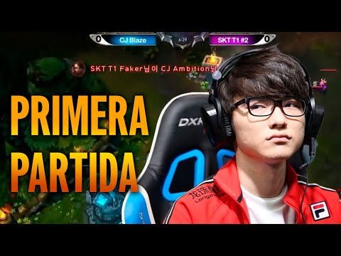 LA PRIMERA PARTIDA DE FAKER 🏆🏆