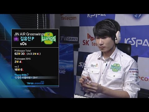 [SPL2015] Armani(Samsung) vs sOs(Jin Air) Set1 Overgrowth -EsportsTV, Starcraft 2