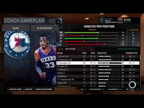 NBA 2K16 MYGM How to rebuild any Team
