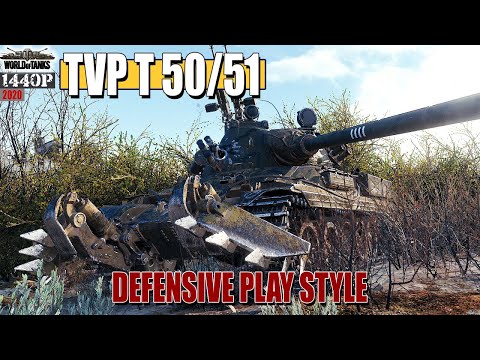 TVP T 50/51: 9.7k damage, 7 tanks destroyed - World of Tanks
