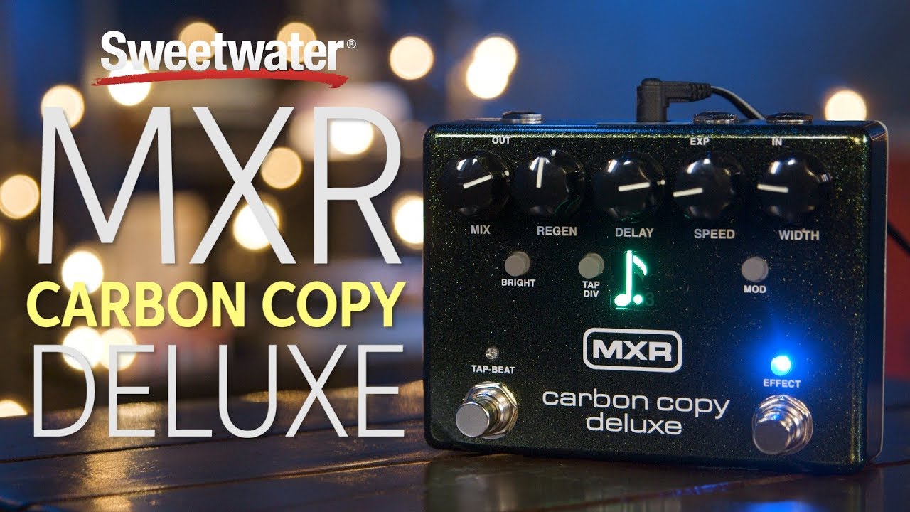 Delaypedaali MXR Carbon Copy Deluxe analog Delay M299