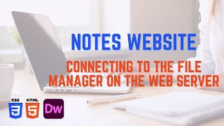 Connecting to the File Manager on the Web Server