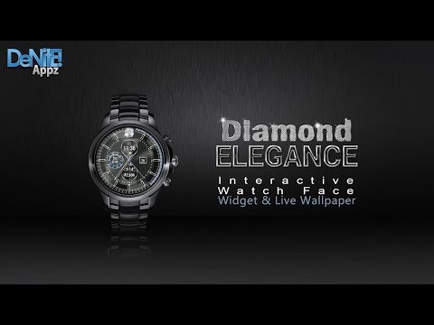Diamond Elegance HD Watch Face Video