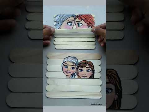 Elsa and Anna frozen drawing. #elsaandanna #elsa #frozen #disney #drawing #art #shorts #annafrozen