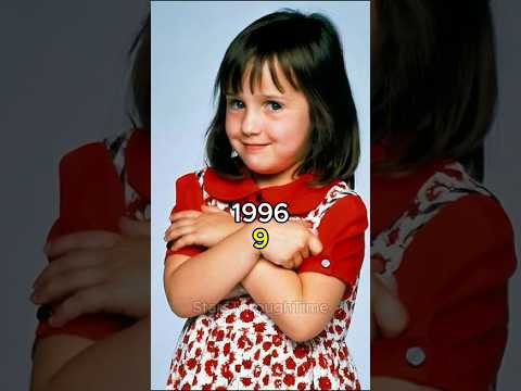 Matilda Cast Then and Now 1996 #matilda #shorts #beforeandafter