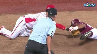 [問題] 龍隊打者上壘後的手勢