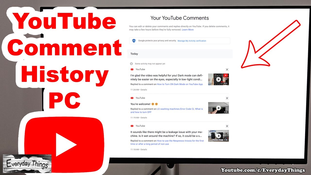 How to See YouTube Comment History on PC: Easy Tutorial