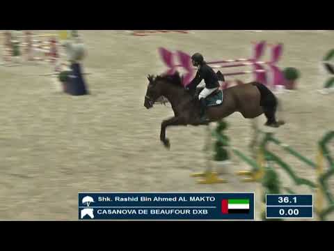 Casanova De Beaufour DXB (CSI3* Sharjah Indoor one round against the clock)