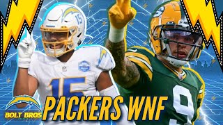 Chargers At Packers Week11 WNF | BOLT BROS | Madden 24 NFL #chargers #boltup #Football