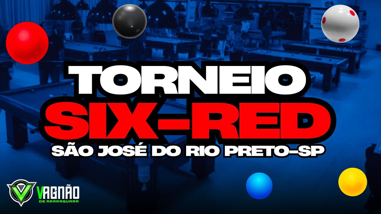 TORNEIO 6RED SJRP 11/12025 #SINUCAAOVIVO #SINUCA #aovivonoyoutube