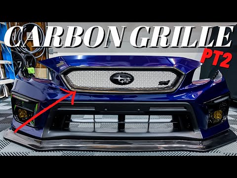 Replacing My Carbon Grille On My STI | Renegade Motorsport Dipstick Upgrade