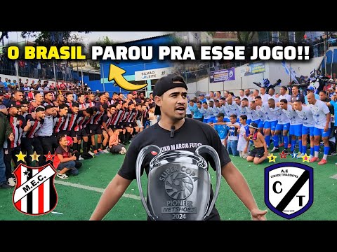 O BICHO PEGOU NO MAIOR CLÁSSICO DA VARZEA NA SUPER COPA PIONEER 