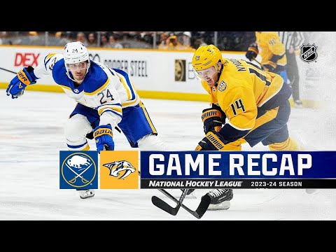 Buffalo Sabres vs Nashville Predators | March 07, 2024 | Game Highlights | NHL Regular Season