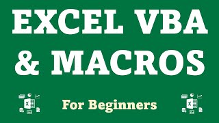 Excel VBA & Macros Tutorial #VISUAL BASIC #Microsoft 365