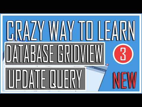 Visual Basic Advance Lesson 26 - Database GridView Update Query - Local Database (Crazy Tutorial)👍