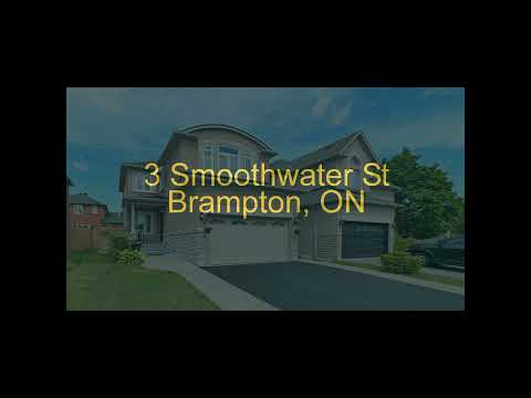 3 Smoothwater StBrampton, ON L6R 2B9