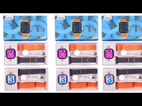 Teket TX22 ULTRA SMART WATCH WITH TWO 2 STRAPS WIRELESS CHARGING