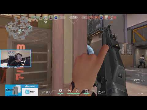 C9 TenZ Smooth 34 Kill MVP Reyna Gameplay on Split - VALORANT