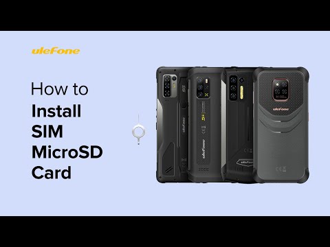 How to Install SIMµSD Card on Ulefone Armor Series or Armor X10