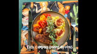 Easy 3 Day Camping Dinner Menu