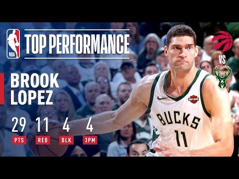 Brook Lopez Joins ELITE Company With an Outstanding Game 1 Performance | May 15, 2019