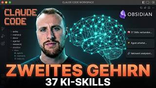🧠 Claude Code + Obsidian bauen mein Second Brain!