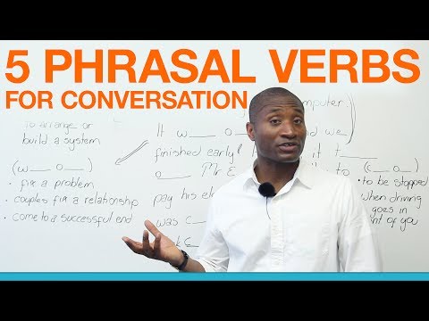 【英文技巧】五種對話常用的片語動詞，你一定要會！　(5 conversation phrasal verbs you need to know)