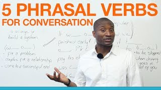 5 conversation phrasal verbs you need to know