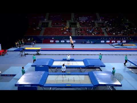LABROUSSE Lea (FRA) W - 2022 Trampoline Worlds, Sofia (BUL) - Q Trampoline Exercise 1