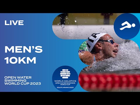 Плавание LIVE | Men's 10km | Open Water Swimming World Cup 2023 | Golfo Aranci