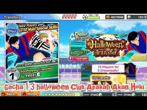 Gacha 1-3 halloween Club Apakah Akan Hoki - Captain Tsubasa Dream Team