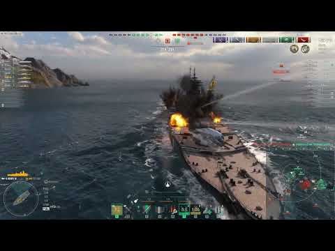 Henri IV Kraken, 264k Dmg, Witherer, Arsonist, Dreadnought, HC | World of Warships Replay