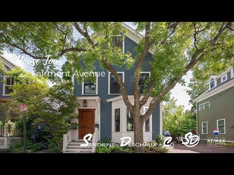 Cambridge MA I House Tour of 22 Fairmont Avenue I Evocative of coastal chic and modern farmhouse.