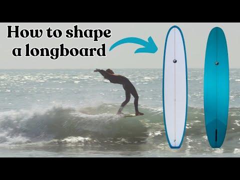 How to Shape a Longboard Surfboard | Step-by-Step Guide by Zack Flores Part 1