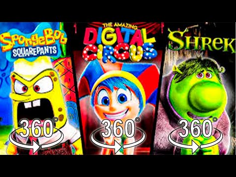 360 VR Inside Out 2 but in Popular Cartoons