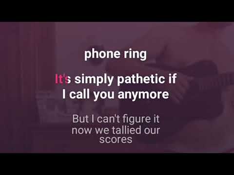 I Must Be Hateful KARAOKE 🎵 Joey Cape * Acoustic 🎶 Instrumental with lyrics 🎼 BEST VERSION 🎤