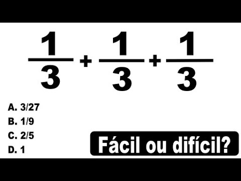 #241 -  QUESTÃO DE MATEMÁTICA - QUESTÃO SOBRE FRAÇÕES, BACANA MESMO