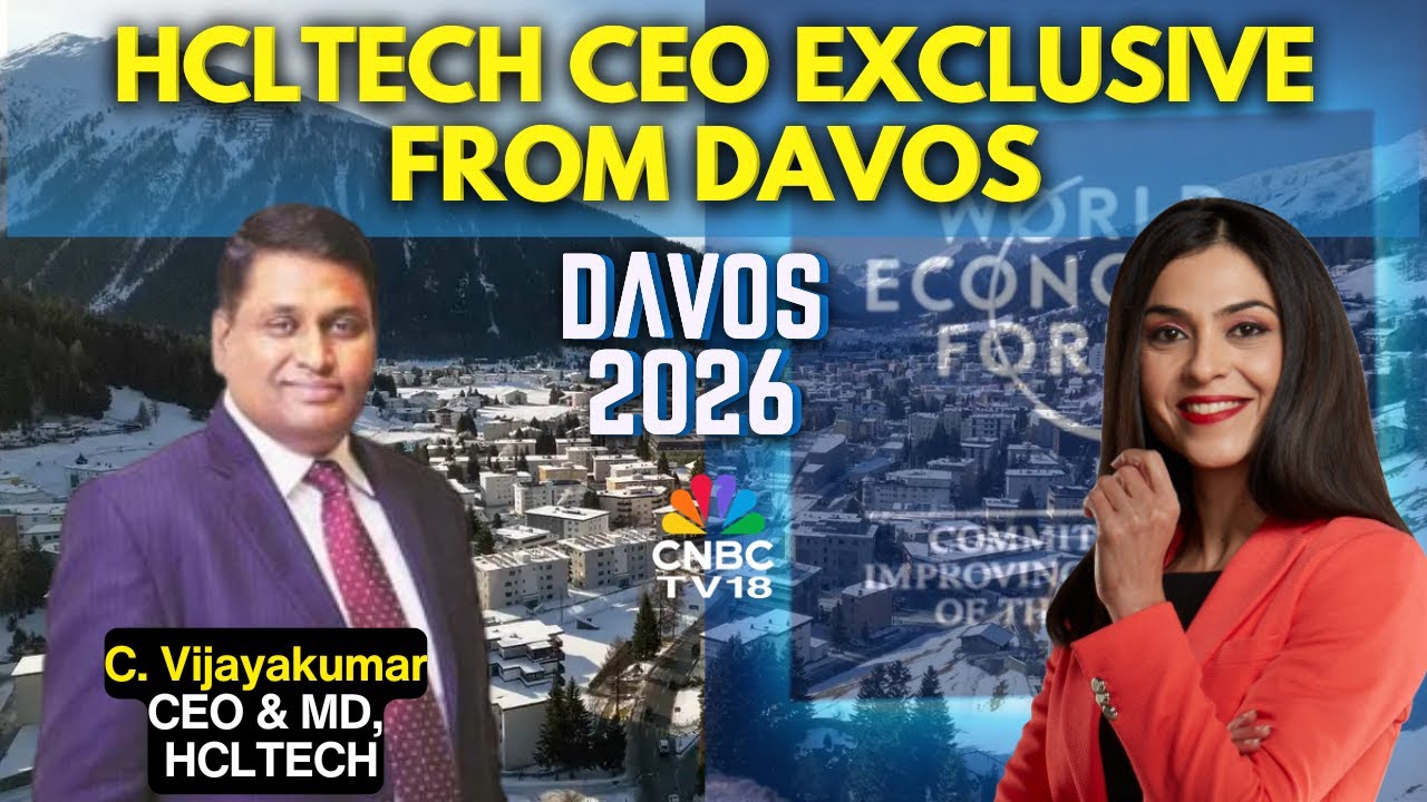 Davos WEF 2026 | HCLTech CEO C. Vijayakumar Upbeat On Growth, AI, Robotics| CNBC TV18
