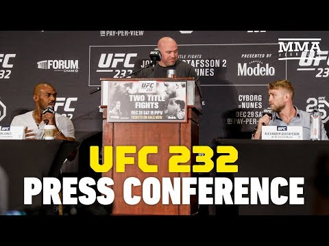 UFC 232: Jones vs. Gustafsson 2 Press Conference  - MMA Fighting