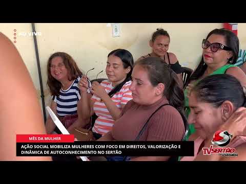 Dinâmica do espelho promove autovalorização e impacto emocional em evento voltado às mulheres no Sertão