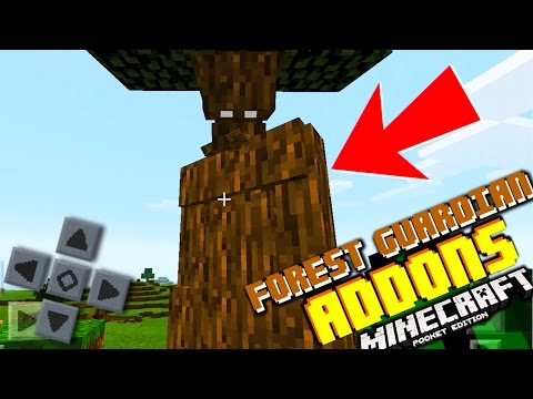 Minecraft PE - O GUARDIÃO DA FLORESTA - ADD-ON FOREST GUARDIAN / Pocket Edition - MCPE