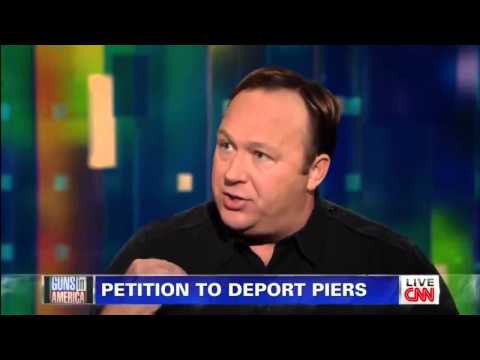 Alex Jones vs  Piers Morgan DUBSTEP REMIX official