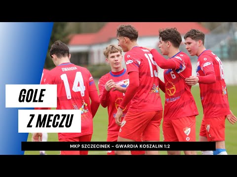 Gole z meczu MKP Szczecinek - Gwardia Koszalin 1:2