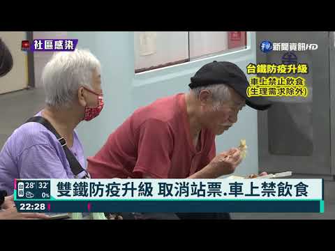 雙鐵防疫升級 取消站票.車上禁飲食