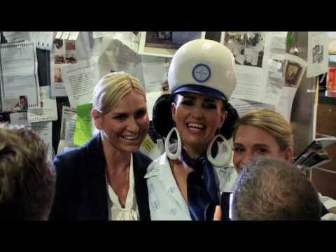 Pam Ann visits Lufthansa