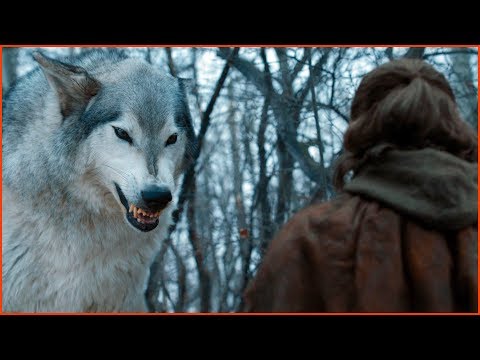 Game of Thrones S7E2 - Arya meet Nymeria