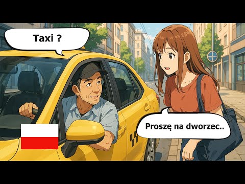 20 Minutes of Real Polish Conversations (A1–A2) | Taxi Situations