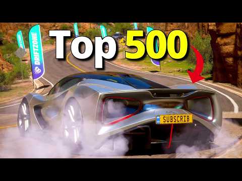 I Got Top 500 On Forza's SECRET Drift Zone!